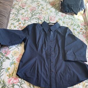 Women's Navy Blouse